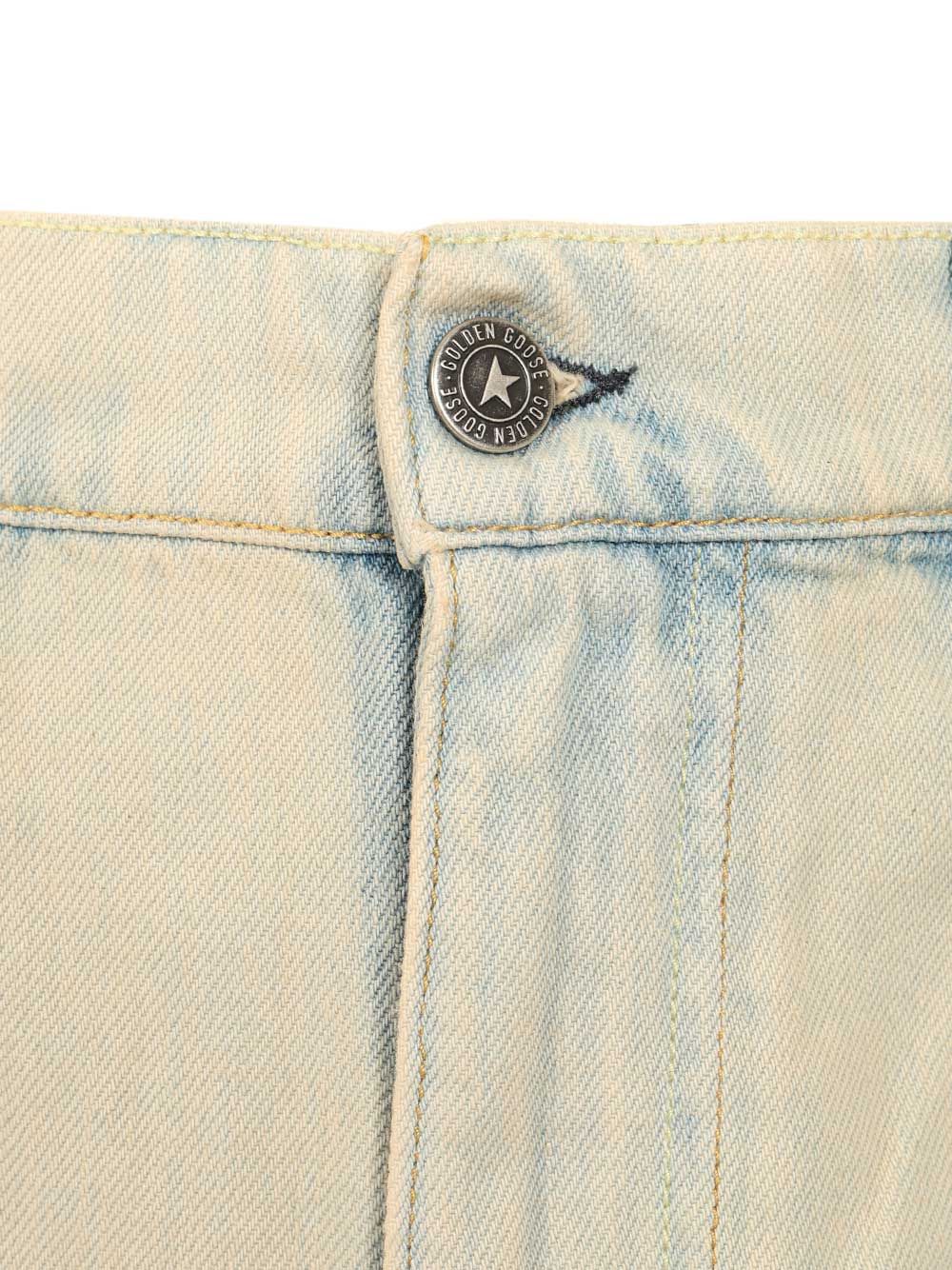 Golden Goose Deluxe Brand Phillip Trousers - Bianco | 8a0b374928a26ae8749fea3e479c82a0e3326f78