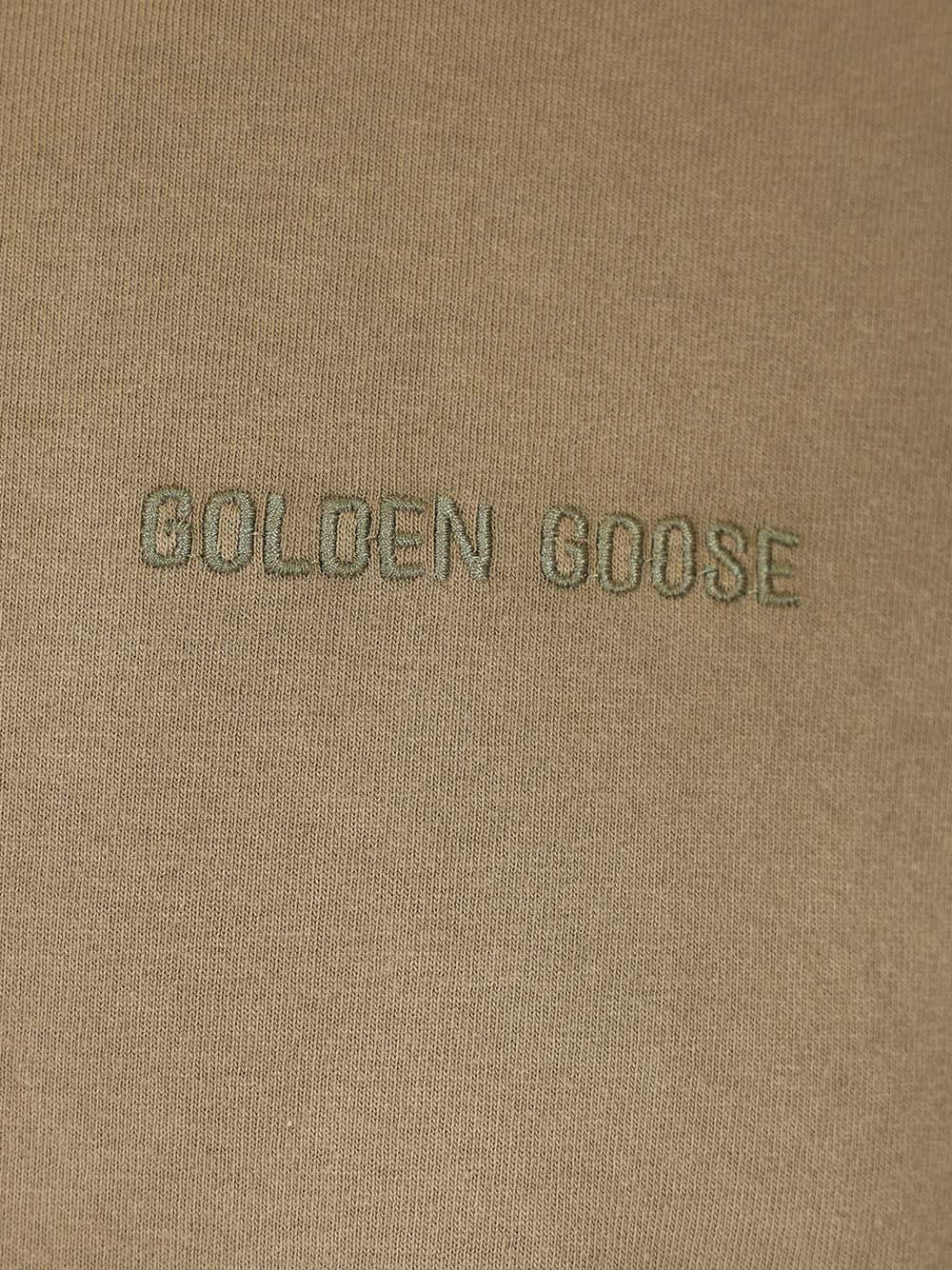Golden Goose Deluxe Brand Cotton Jersey T-Shirt - Marrone | b3f16c08d8e4c90e88b9697550bad60a68ad7e15