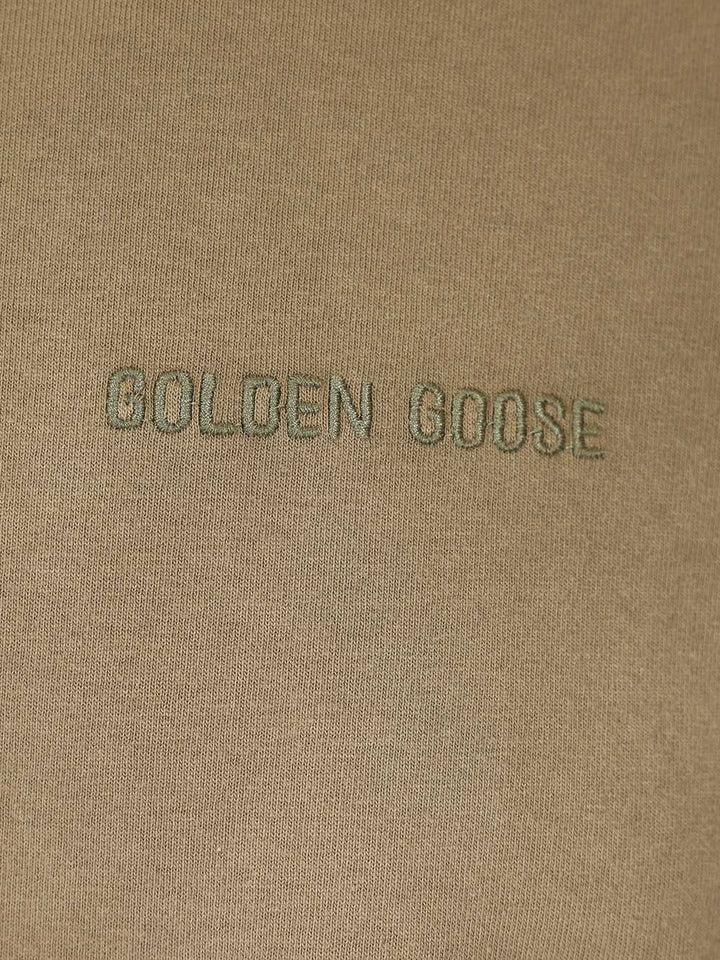 Golden Goose Deluxe Brand Cotton Jersey T-Shirt - Marrone | b3f16c08d8e4c90e88b9697550bad60a68ad7e15