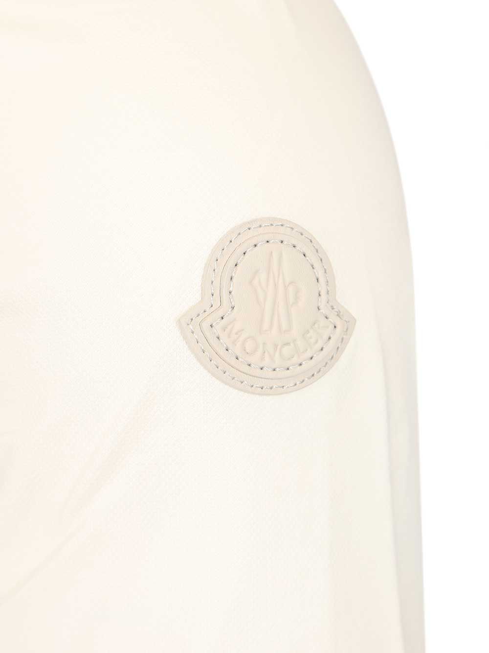 Moncler Cotton Pique Polo shirt - Bianco | 0fc64a7bad9984a108afee65bc1dd92b7751499f