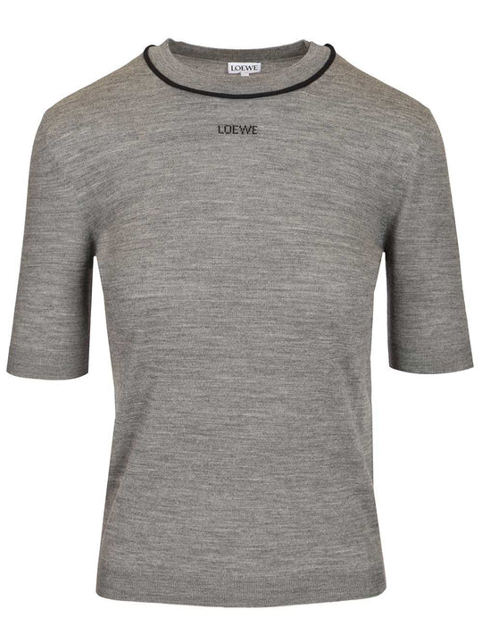 Wool Sweater Knitwear Grey