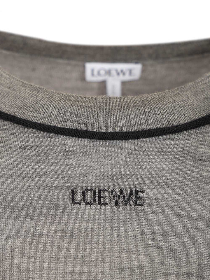 Loewe Wool Sweater Knitwear - Grey | 67a958cb900c9587a78192d5006a711d71c153b7