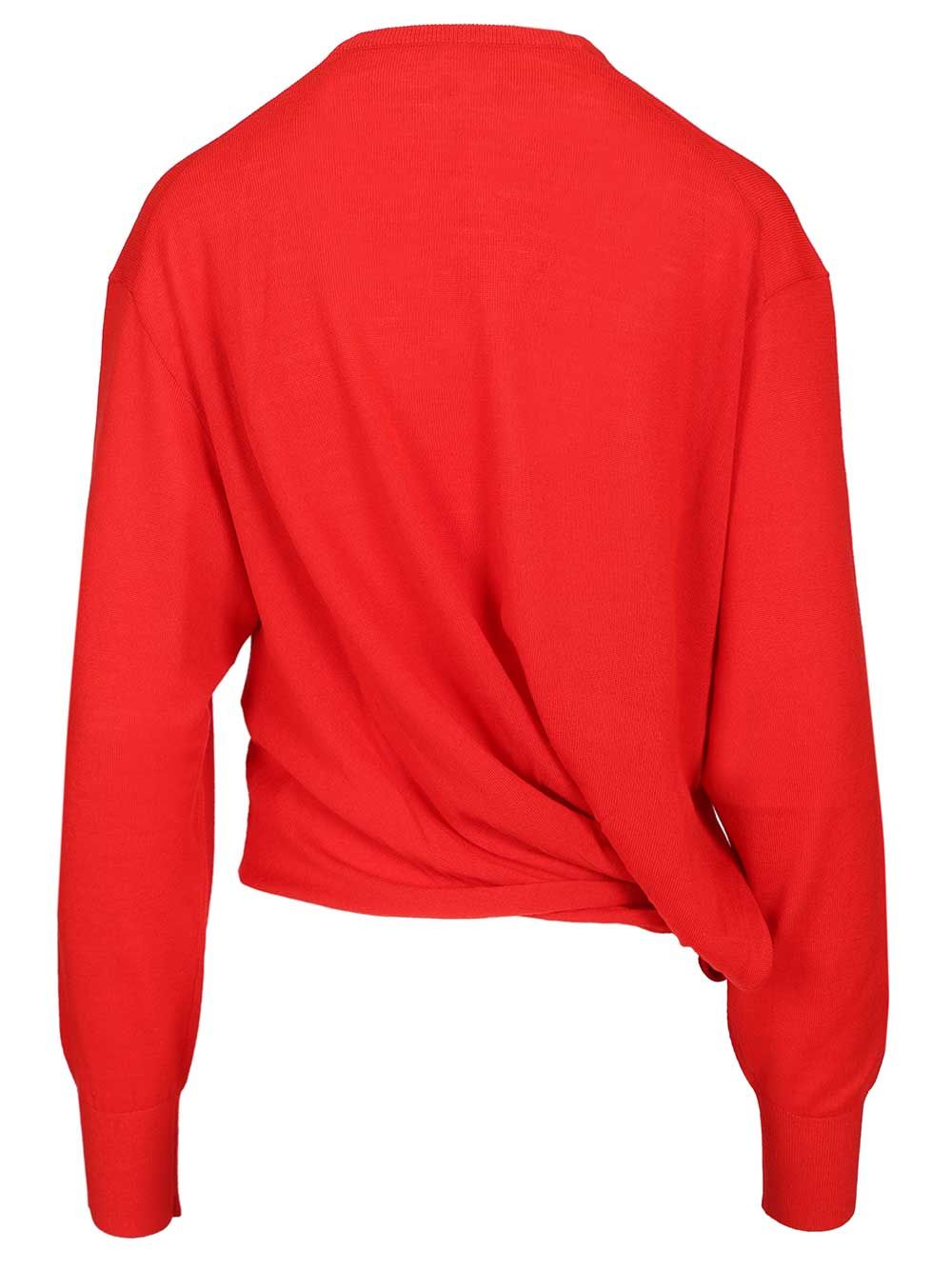 Loewe Wool Sweater Knitwear - Rosso | 6d6cd09d5d0d96b5a14f84a3aca838fb6fadec80