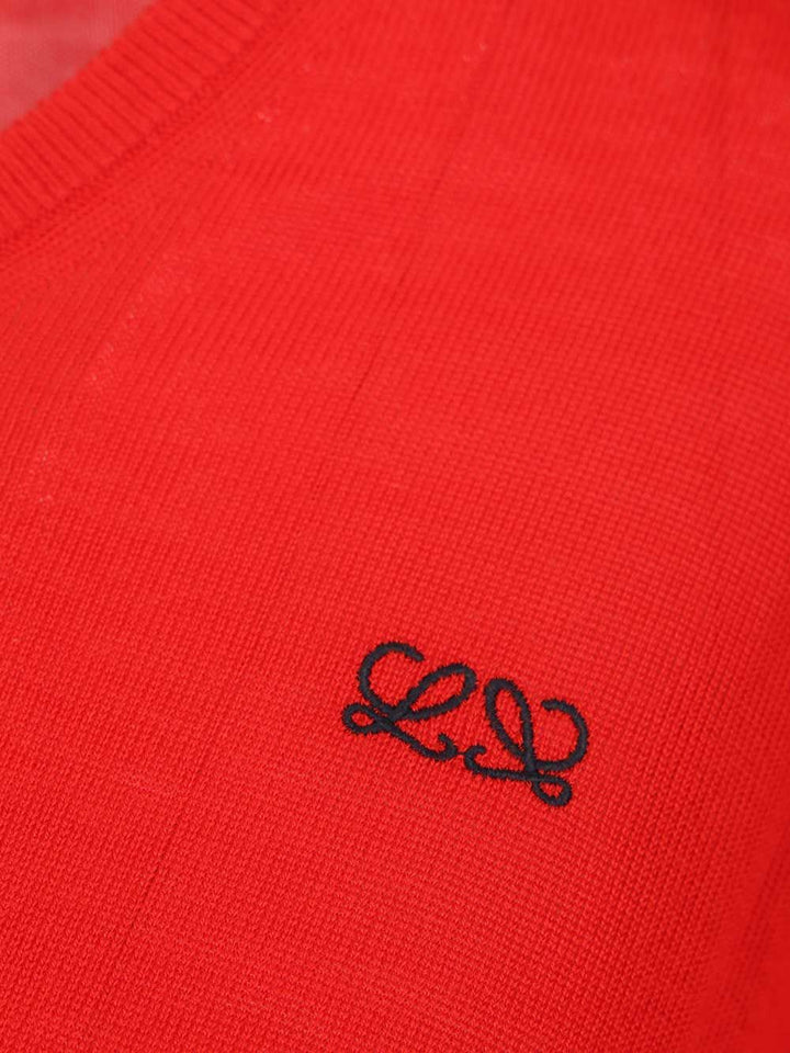 Loewe Wool Sweater Knitwear - Rosso | 91821229d54f47fe02dc182543479227b483e945