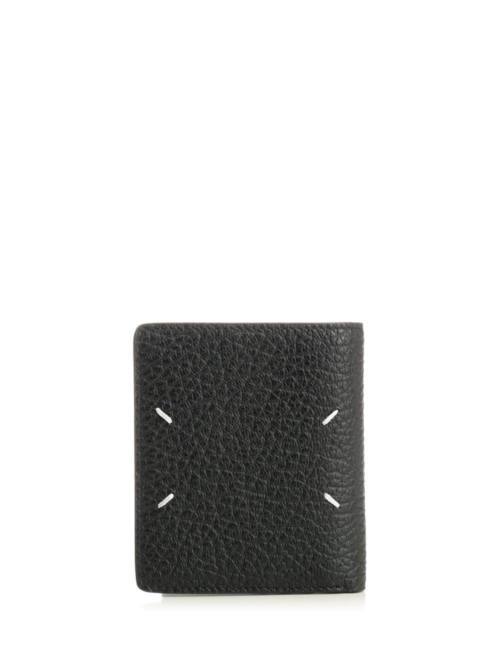Maison Margiela Leather Wallet Wallets - Nero | f95833a0d800e089f1ede2fc0125a008263ab2b9