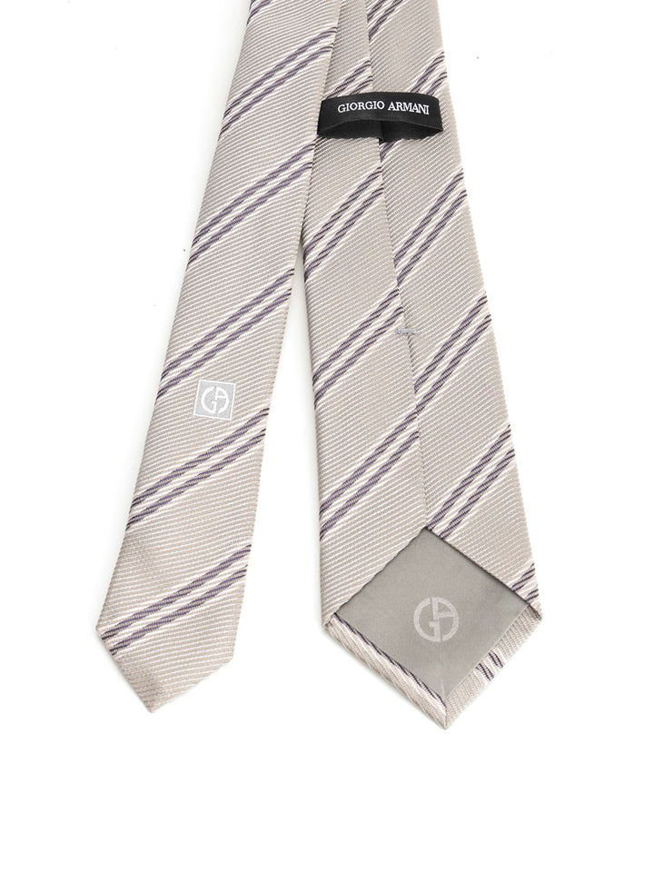 Giorgio Armani Silk Tie Ties And Bow Ties - Beige | d156e549477c7607fa911fd8bca093873f07d93b