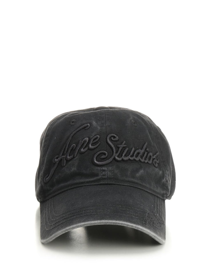 Acne Studios Baseball Hat Cappelli - Nero | dad805575524bbfd2f169893de0c3f89440c7fb9