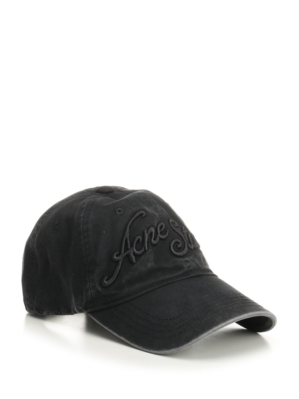 Acne Studios Baseball Hat Cappelli - Nero | 1d374ea84992cae603c3d49ff85082a158fe1602