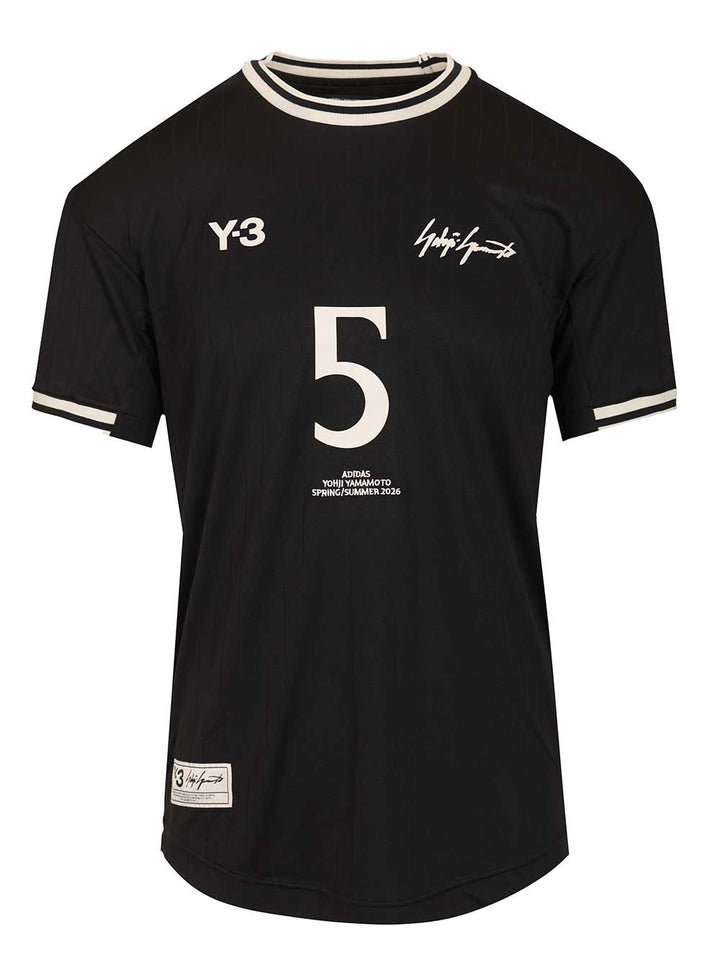 Adidas Y-3 Football T-Shirt - Nero | d6ae1d651480fa5295f7489c104bbb61cc1a08ca