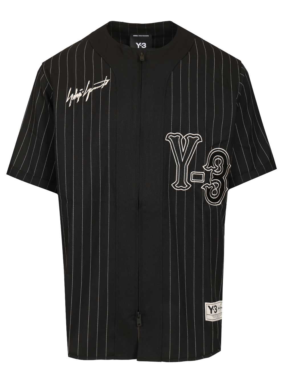 Adidas Y-3 Baseball Shirt T-Shirt - Nero | 6bac54be3c48ca01f07d44b6298d38708a8f9c5b