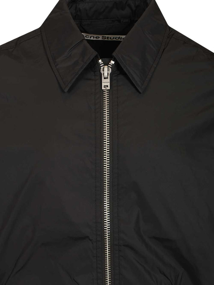 Acne Studios Collared Jacket Giacche - Nero | d9a6a58b2d5347238779cd18d6cf4860d4617c8a