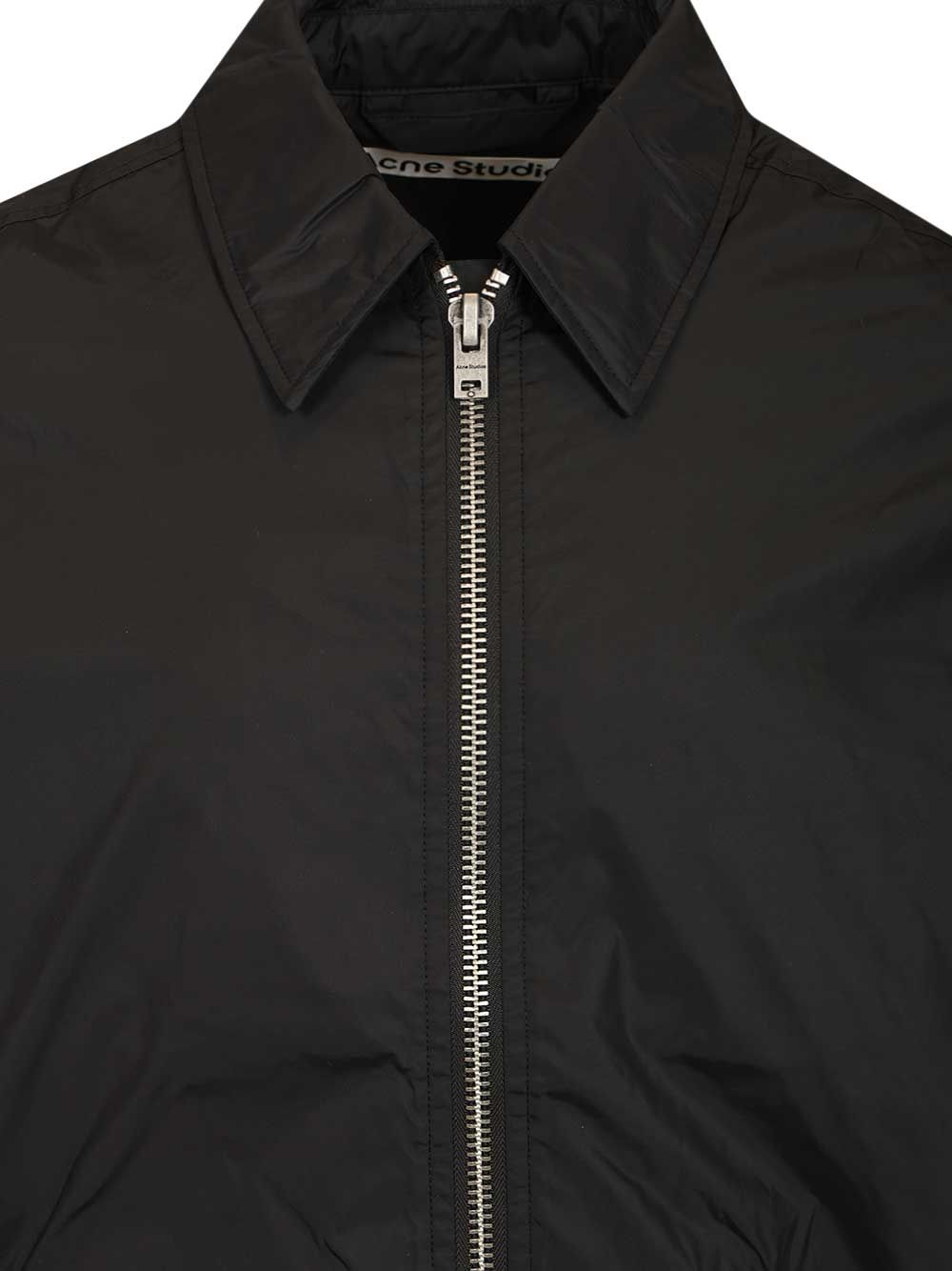 Acne Studios Collared Jacket Giacche - Nero | d9a6a58b2d5347238779cd18d6cf4860d4617c8a