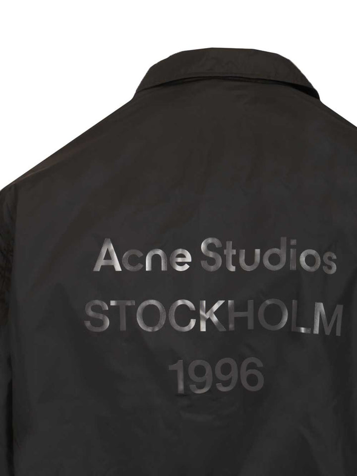 Acne Studios Collared Jacket Giacche - Nero | c997e78eddb1358fdd3b25509f1f37da9c695496