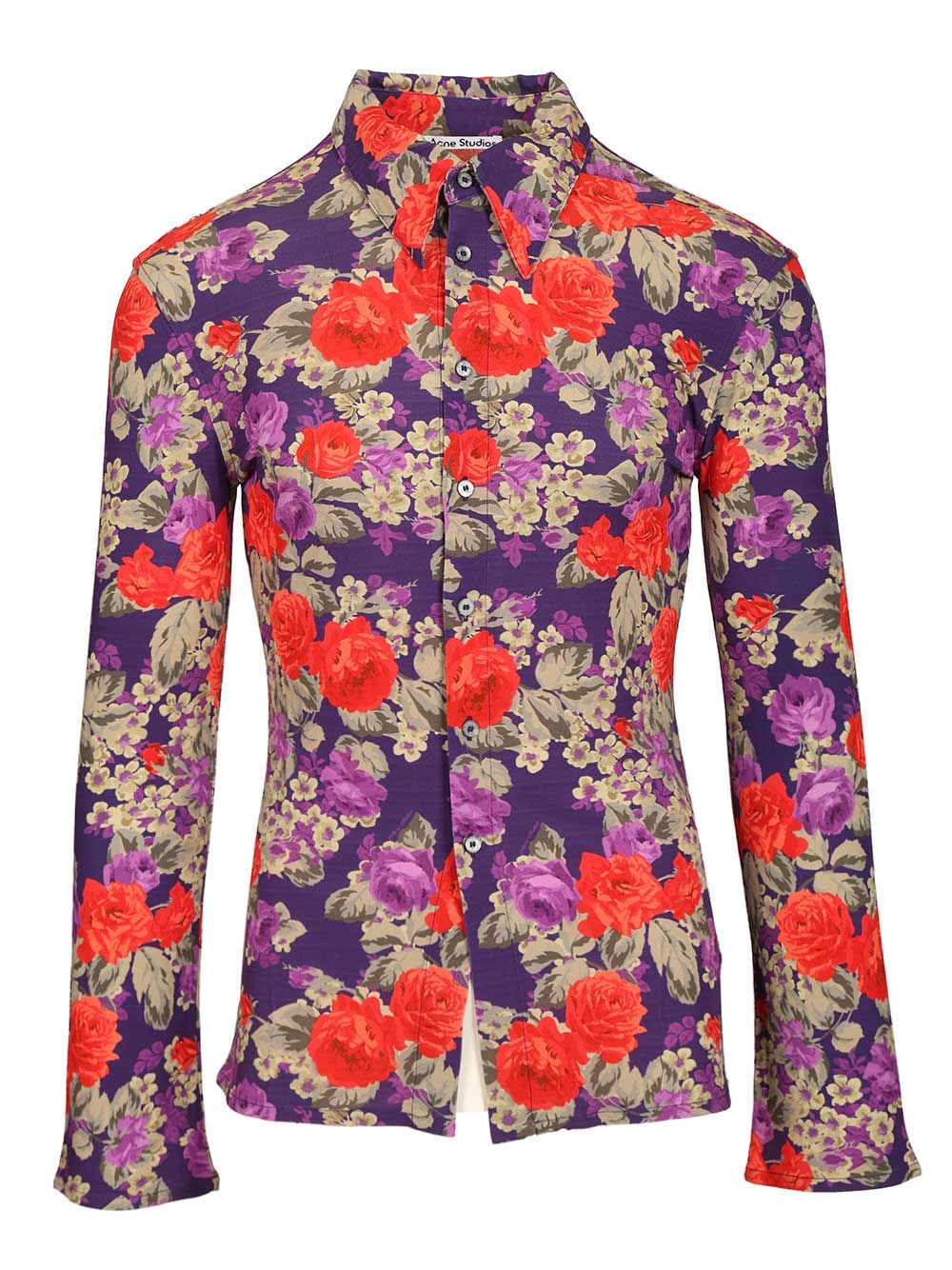 Acne Studios Floral Print Shirt Shirts - Multicolor | fabab63c7eff01592b3ff92b6a6e38d565d8cf7b