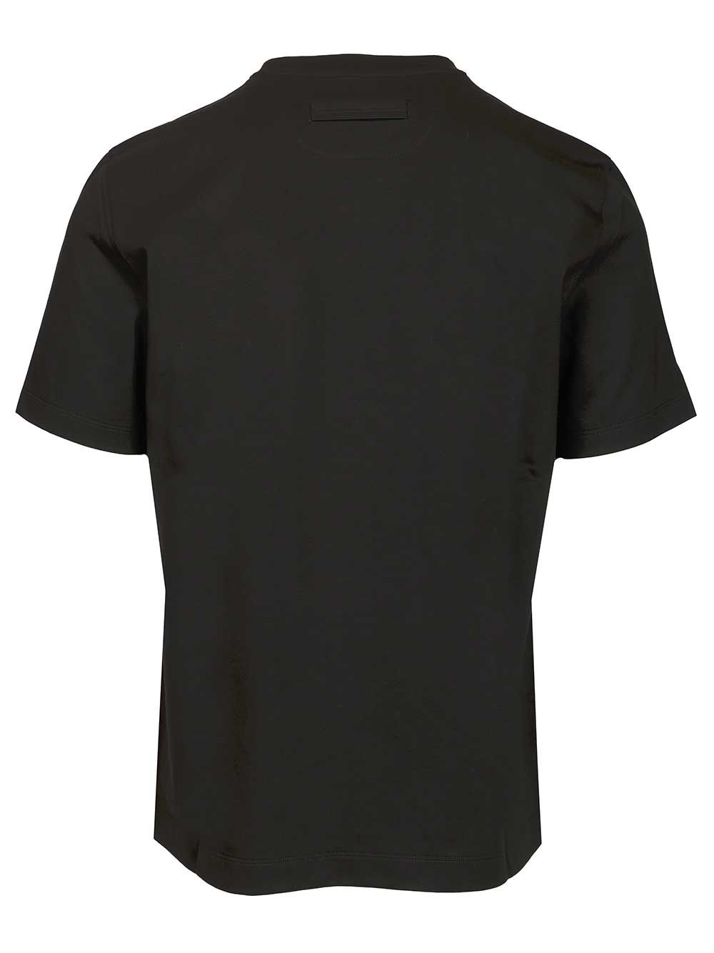 Ermenegildo Zegna Cotton T-Shirt - Nero | b5749578a7ab3015b5905282b4e071f19239ab15