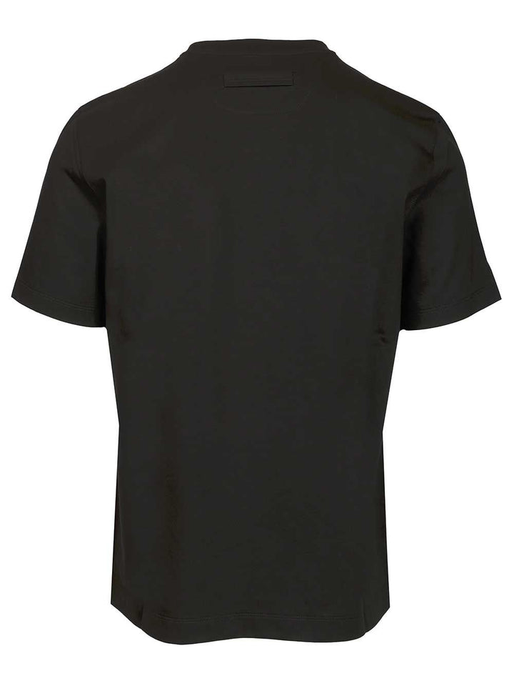 Ermenegildo Zegna Cotton T-Shirt - Nero | b5749578a7ab3015b5905282b4e071f19239ab15