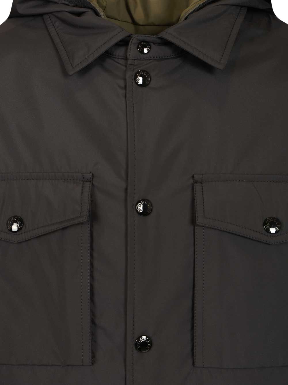 Moncler Chirano Shirt Jacket Giacche - Nero | 1e1f60dd6ae451019a2e510d85f735f9af05fca8