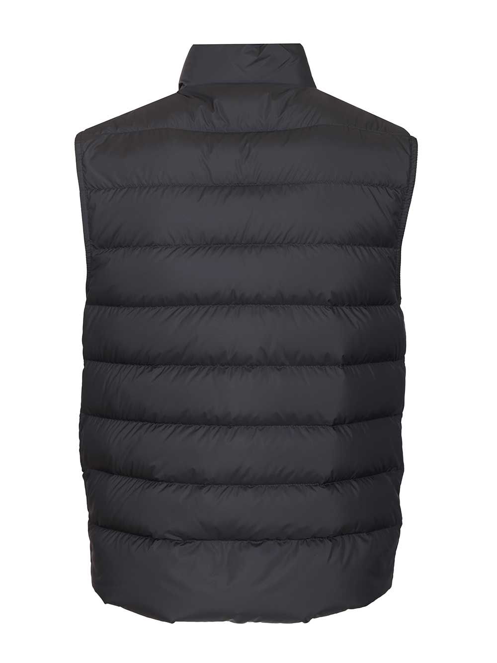 Moncler Lechtal Down Padded Vest Coats - Blu | 888a419d68eab6fdaa46ab6d5e9aa298ad6e3a7d