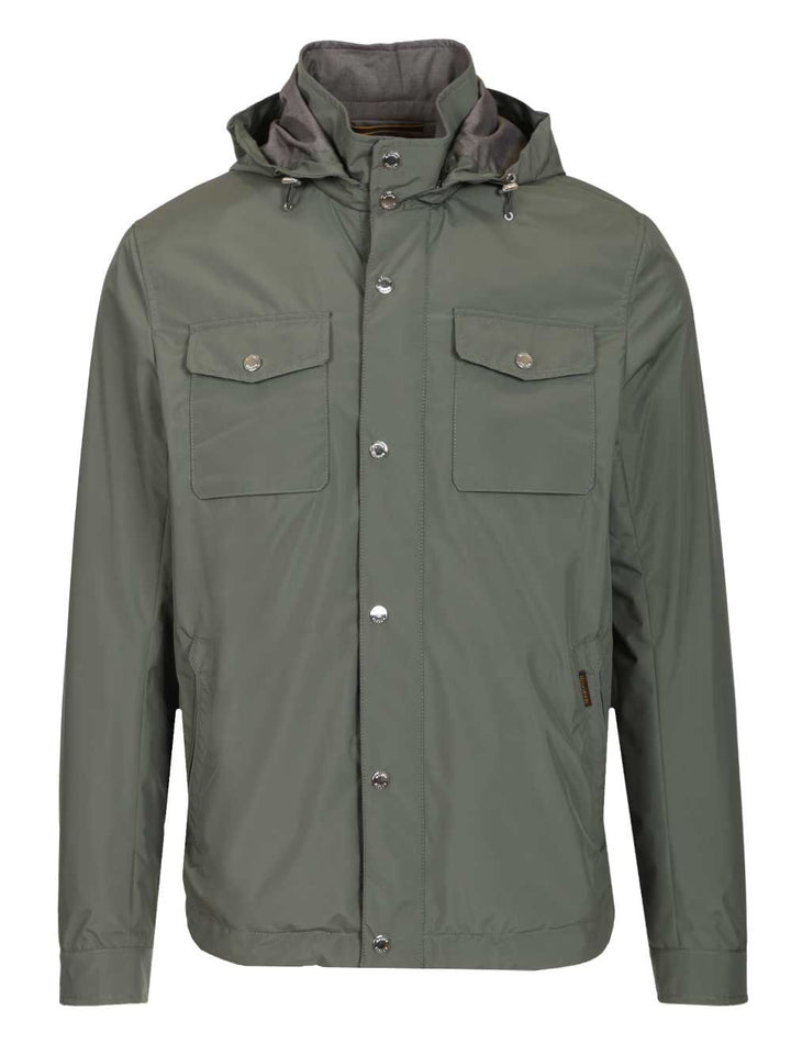 Moorer Fenzi Waterproof Jacket Giacche - Verde | 6077f412022e11d25aa0f597ef7b881433acc654