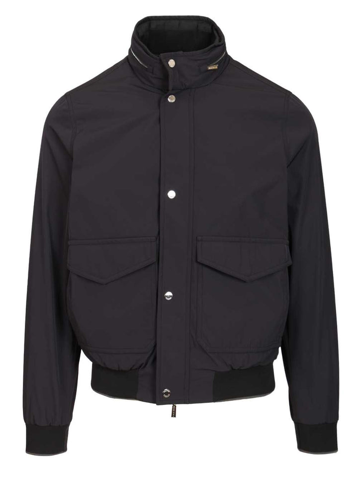 Moorer Tanner-At Bomber Regular Giacche - Blu | bdef77610aad35284aaa5af64ae8967f515a1f6f