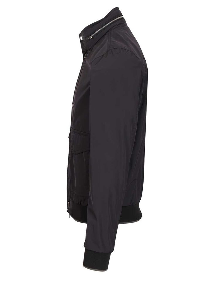 Moorer Tanner-At Bomber Regular Giacche - Blu | c7cfb42e5f44f93f618149ecb2004b4409a9559f
