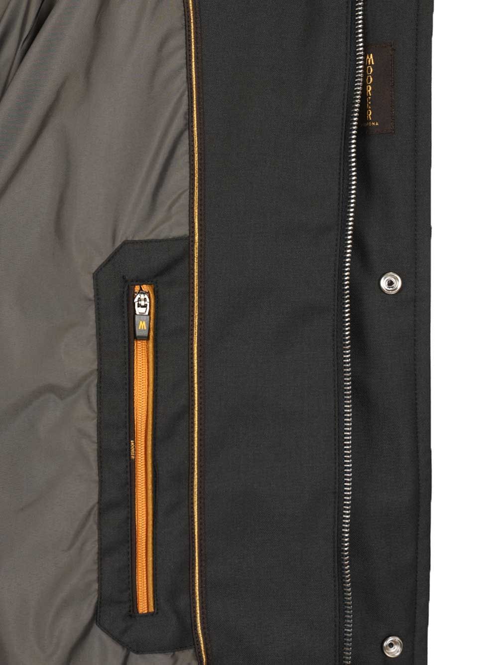 Moorer Tanner-At Bomber Regular Giacche - Blu | f7b720dee1a4e18b4d0bd6777698bc3076dbea34