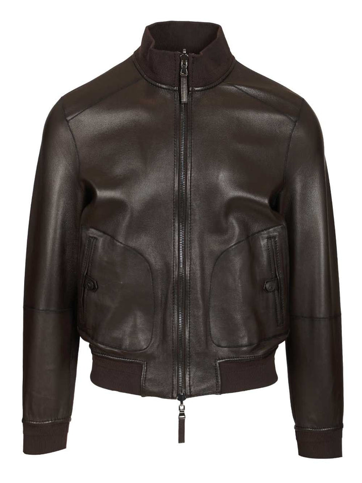 Al Duca D'Aosta Reversible Bomber Jacket Giacche - Marrone | 2d32b5568bdc008d3cfe659b9da23f01645eae27