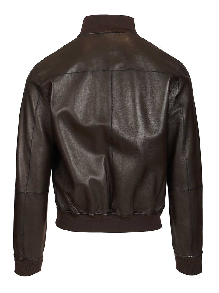 Al Duca D'Aosta Reversible Bomber Jacket Giacche - Marrone | 8877c7a942280f8b10fca548a18c73178032d5f5