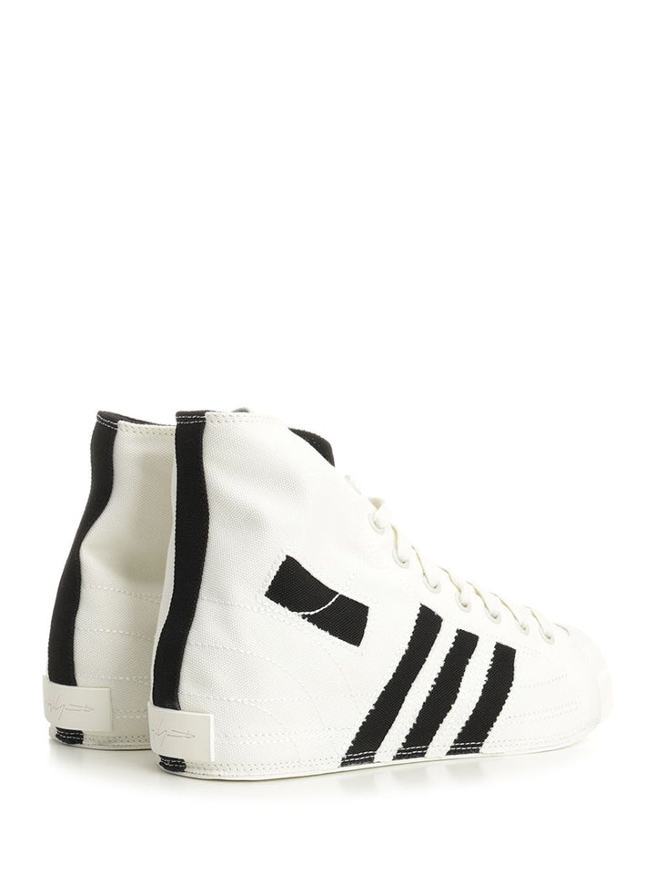 Adidas Y-3 Y-3 Nizza Hi Sneaker Sneakers - Bianco | 48ff4dc44e6760b64876f8391602631c0ef2f240
