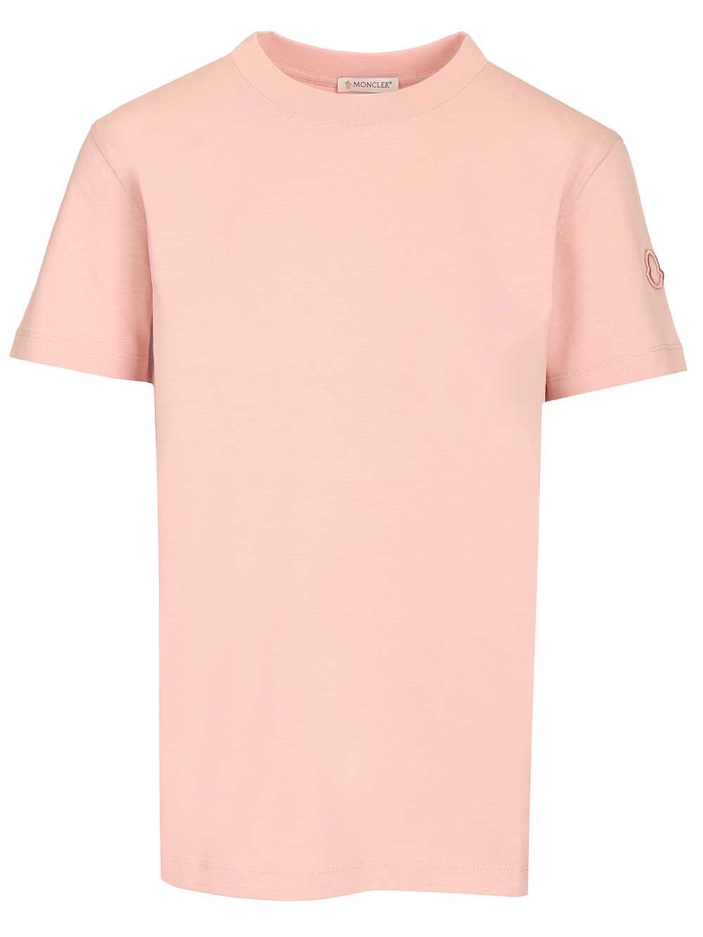 Moncler Cotton T-Shirt - Rose | 159161aef78ea7d4c309a2ef7ea2e8317b1f3bf5