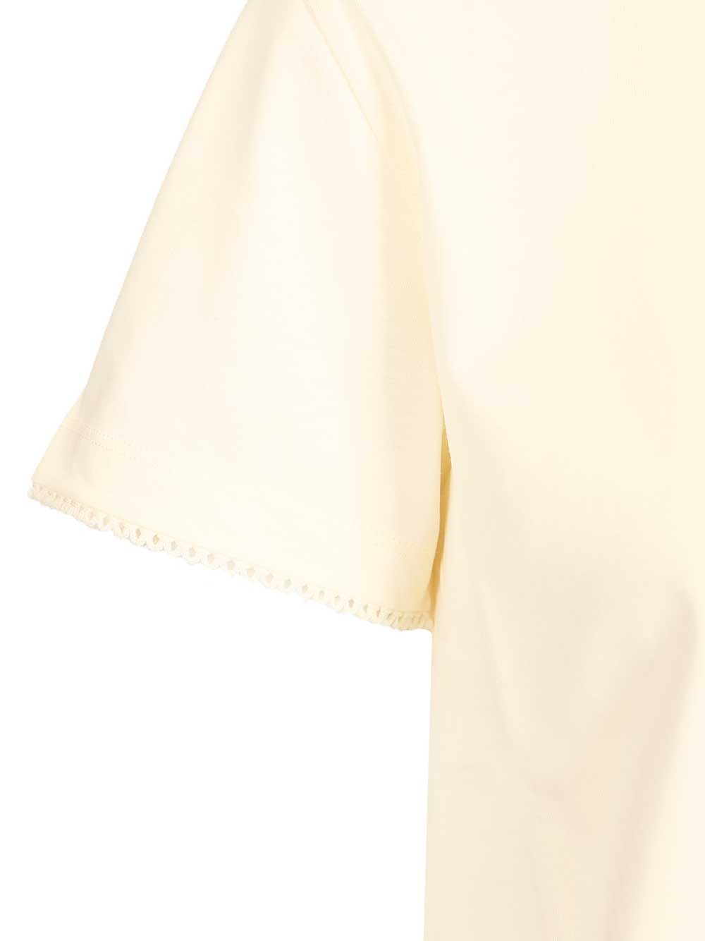 Moncler Cotton T-Shirt - Bianco | 239194e85a52e4b5b83660a1fcdb8a89f55ab4b5