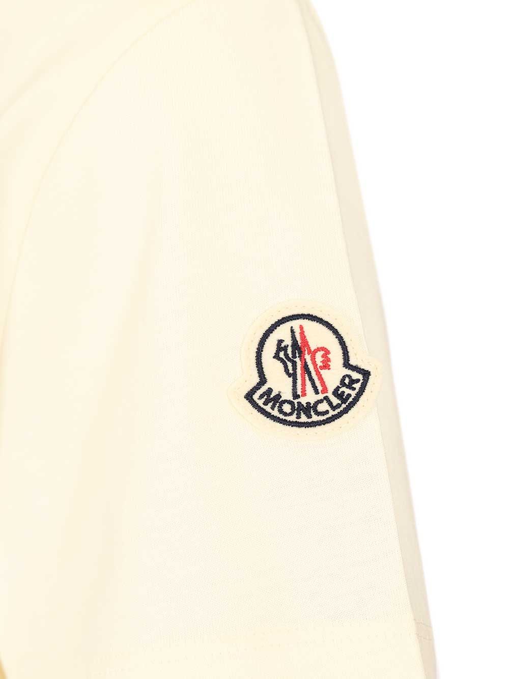 Moncler Cotton T-Shirt - Bianco | c4d817faabc2b353af0fe22fa91703bb85a06b17