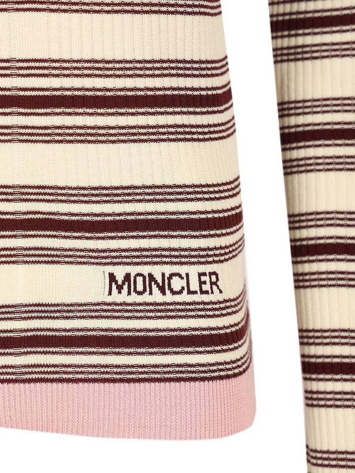 Moncler Cotton Crepe Polo Shirt Knitwear - Multicolor | db564edf93a710ce7e8177ed49e8b58ce3f9f6d1