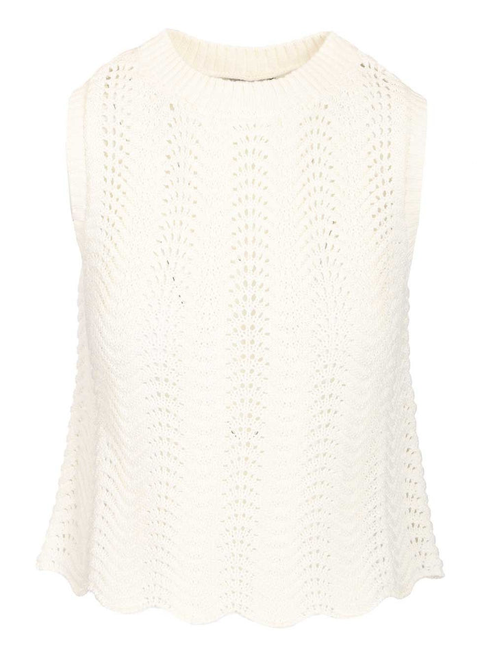Loulou De Saison Vittoria 01 Tank Top Top - Bianco | cfc78d3311591f0ae6617a8a288917ef77d2f140