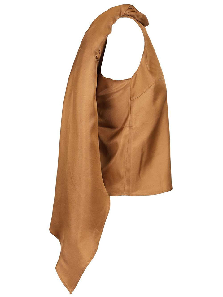Loulou De Saison Wilma Top - Beige | b4c2a0c93acc72fde35adbb687a072ba8300b528