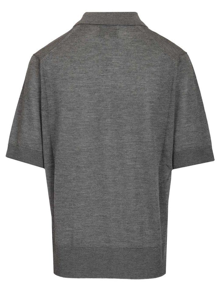Loulou De Saison Migo Polo shirt - Grey | e5a9a6c0e319adf85d80598e31b03a5f1438ce30