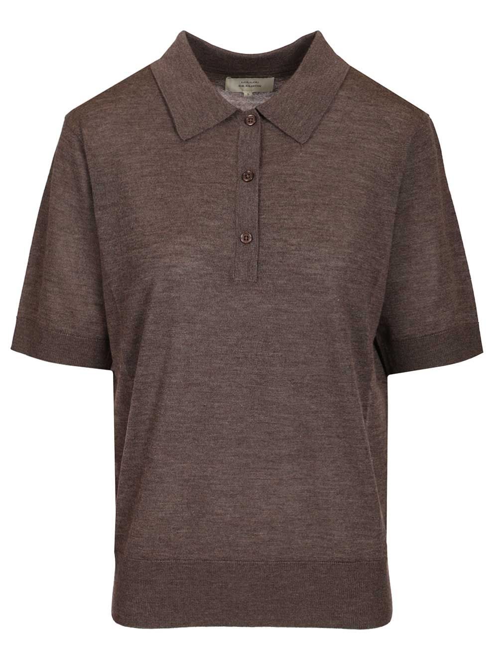 Loulou De Saison Migo Polo shirt - Marrone | b280dcf08f5794b70c0f342f5cecfe1fccde7406