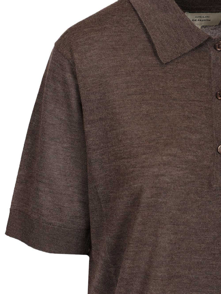 Loulou De Saison Migo Polo shirt - Marrone | cfd5fc31194395918f718dbca6feb19001390a58