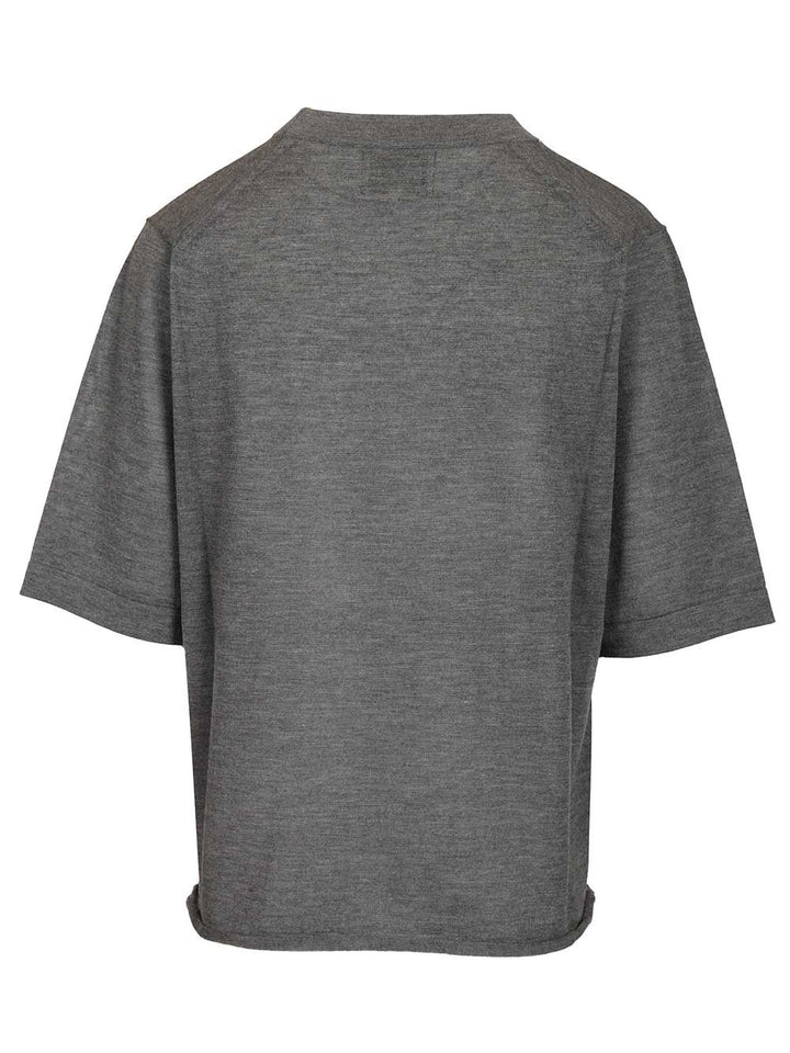 Loulou De Saison Nala Top - Grey | 364aeea3d3cdb0cadfce5f0c7ccc09d8e80fc935