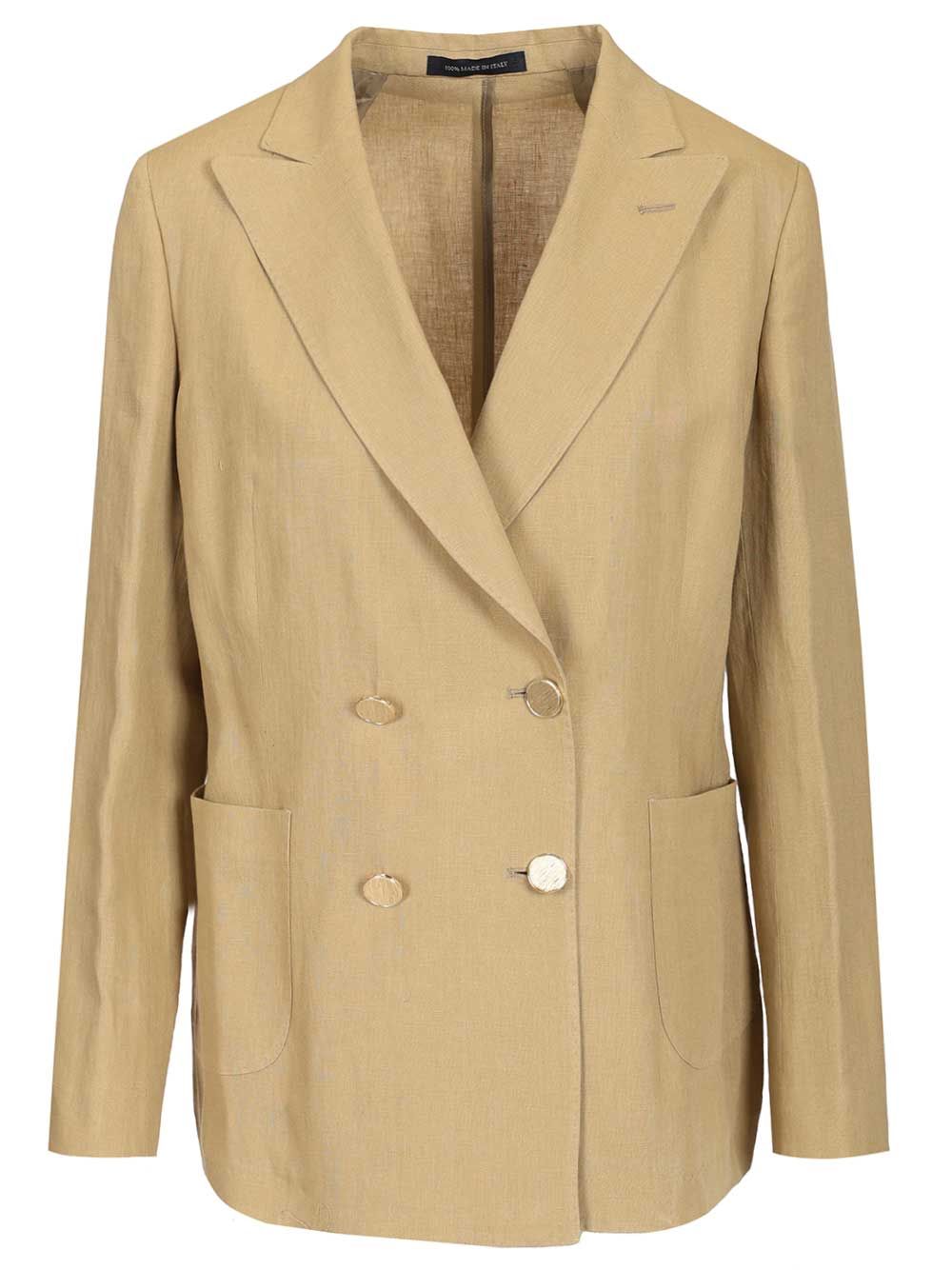 Latorre Linen Blazer Giacche - Beige | 500c93c9ad6ef151d71755fab3fbbfa41c7ffd9b