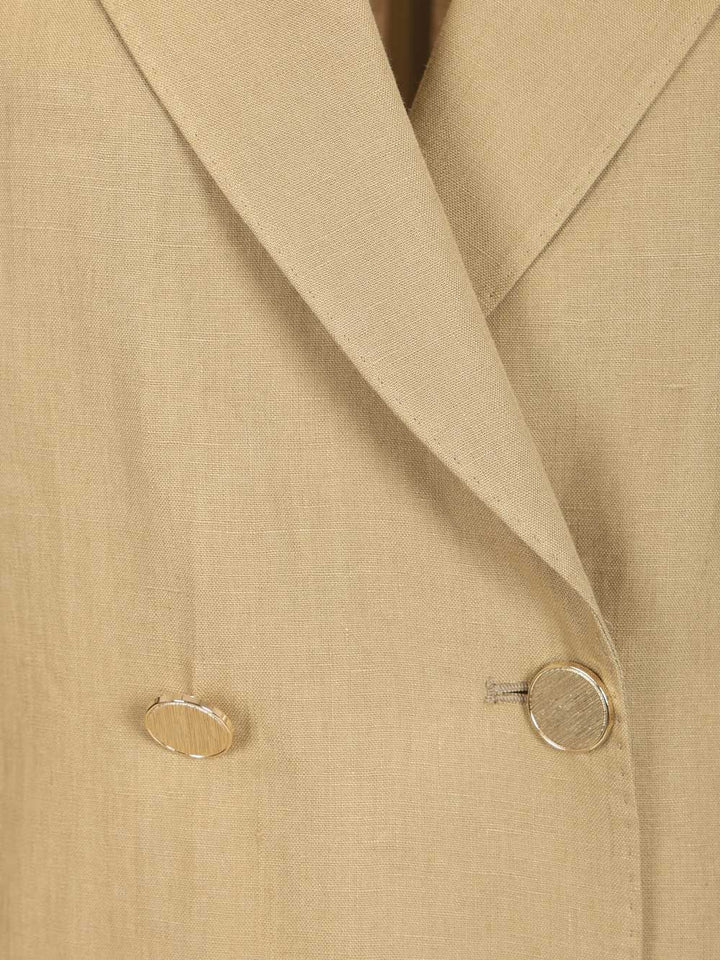 Latorre Linen Blazer Giacche - Beige | e52a7b36b875db358a724fbc44b36be1d6e87883