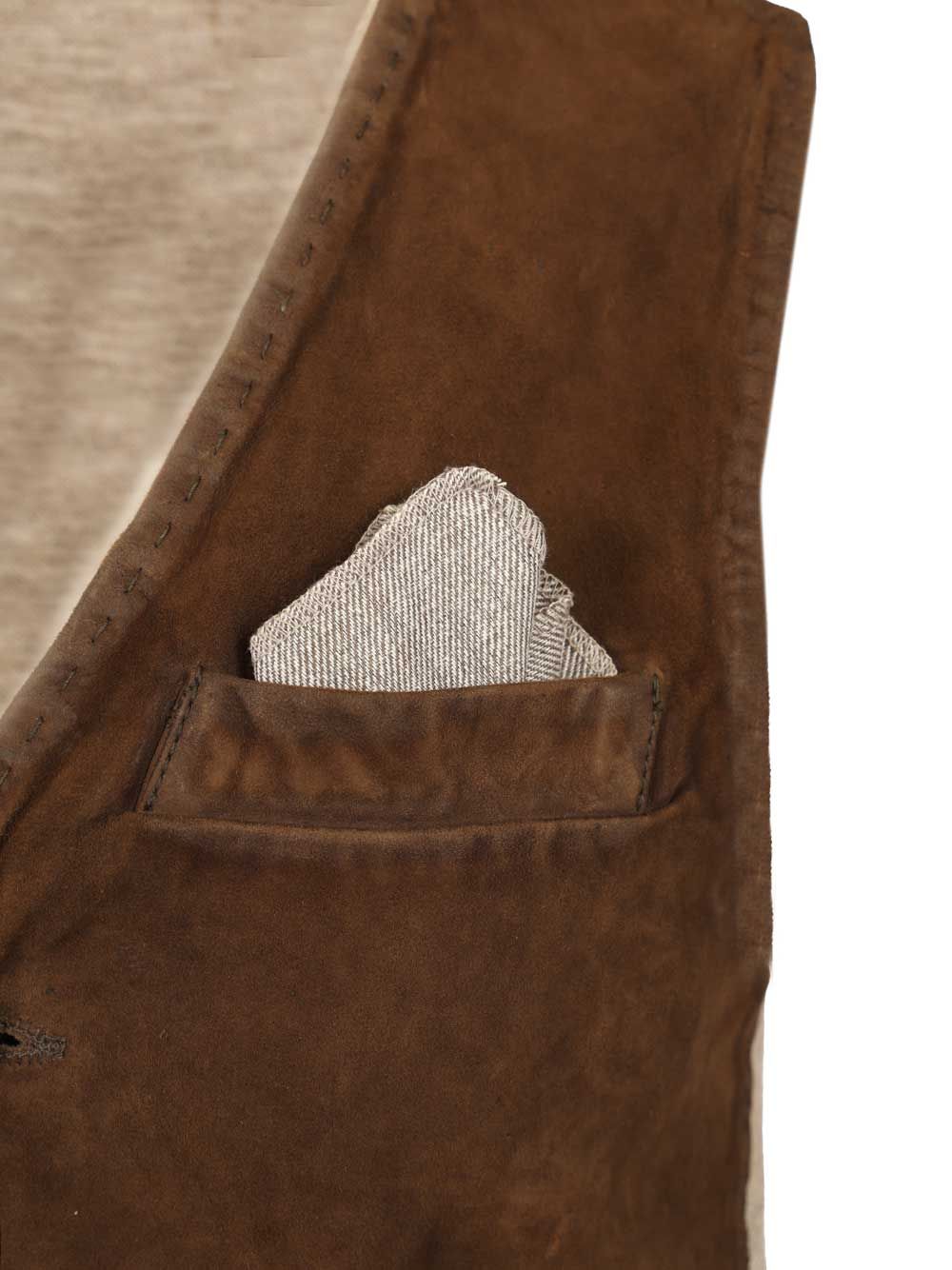 Al Duca D'Aosta Suede Vest Giacche - Marrone | f56901cede93cb99f660b6d997bc958613167613