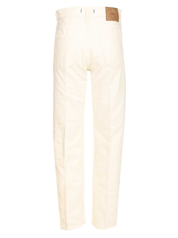Grifoni Five-Pocket Trousers - Bianco | 5fe0886971b6f889b345551a5b76300df3462ca6