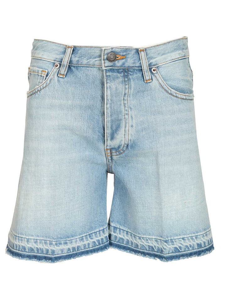 Grifoni Denim Shorts Trousers - Light blue | 5f27e2e9ef7b130f4aa21d7ae9f0ff71184e2390