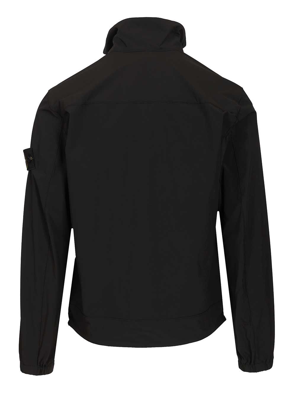 Stone Island Stretch Nylon Tech Fleece Overshirt Sweatshirts - Nero | 9893fc02334c35b11bd5dd4b663ee51d4a8cb88b