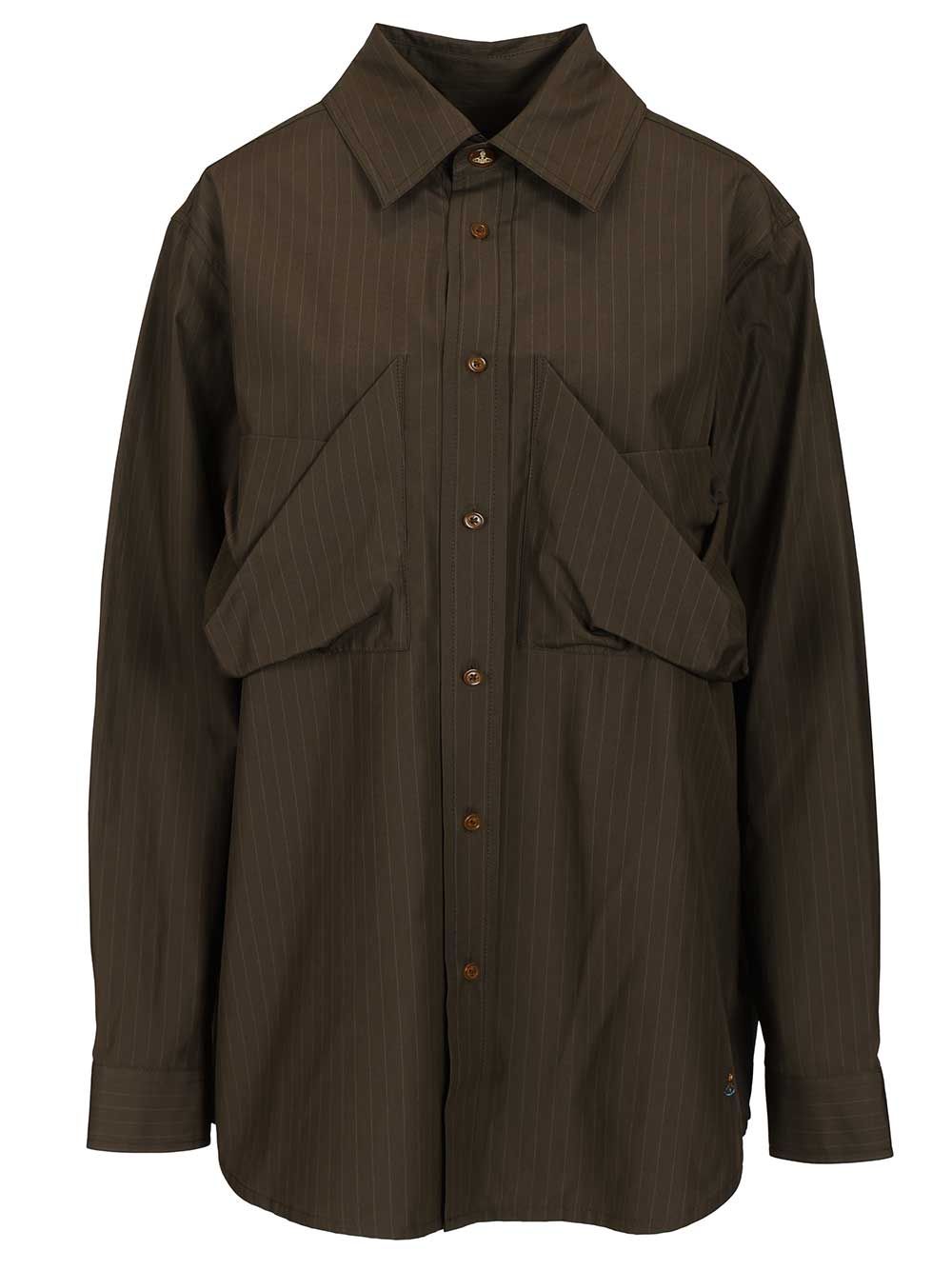 Vivienne Westwood Achilles Overshirt Shirts - Marrone | ef3fd93ce0063f523bff6c1f1db3ea8f46833929