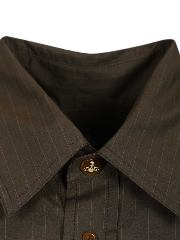 Vivienne Westwood Achilles Overshirt Shirts - Marrone | 0e59f5573b6e09405e70e8f39e292b2c871acf40