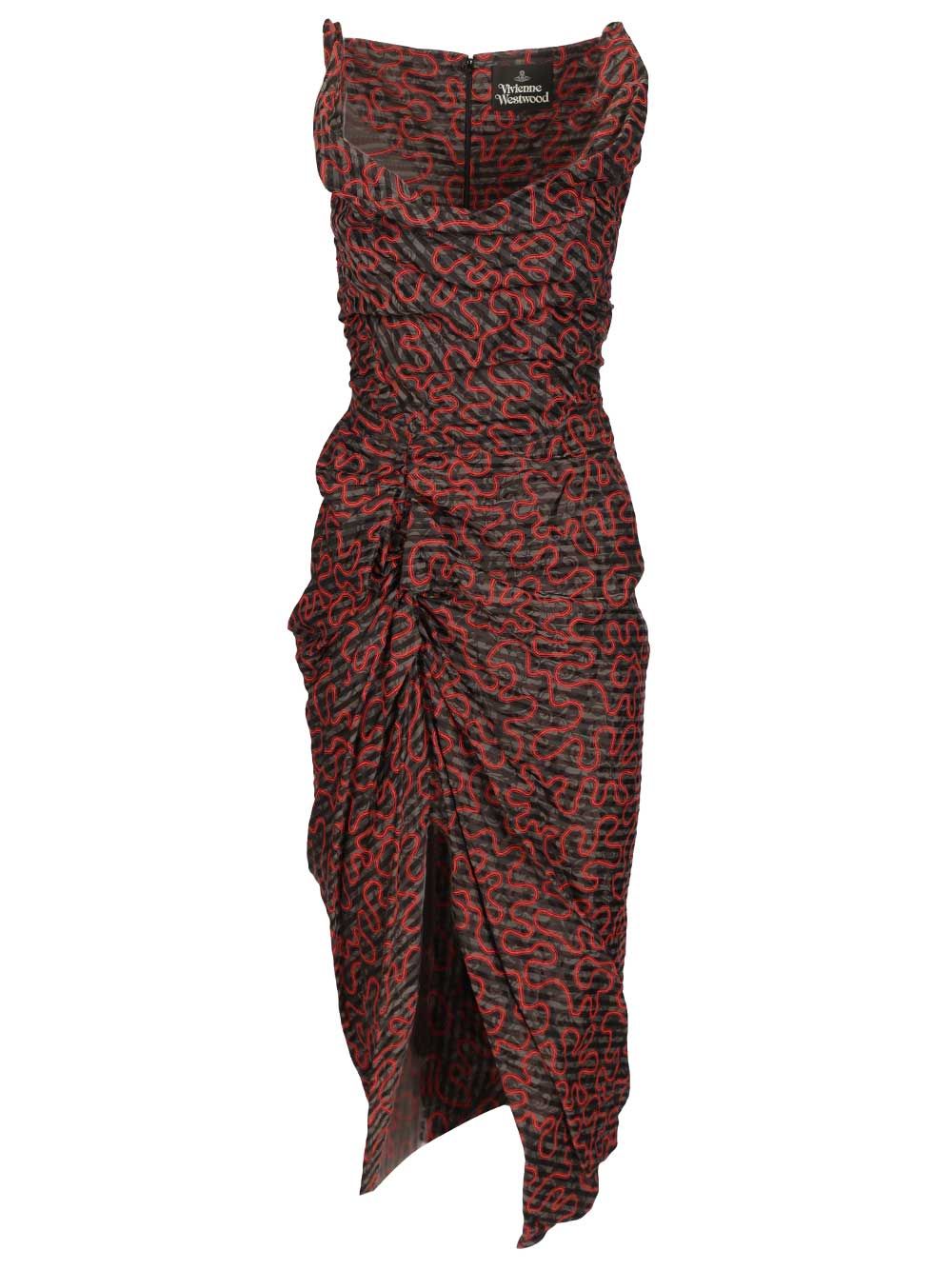 Vivienne Westwood Panther Sleeveless Dress Abiti - Multicolor | 06989ef5786129e0e8fc601a22b61d10b5fc92c4