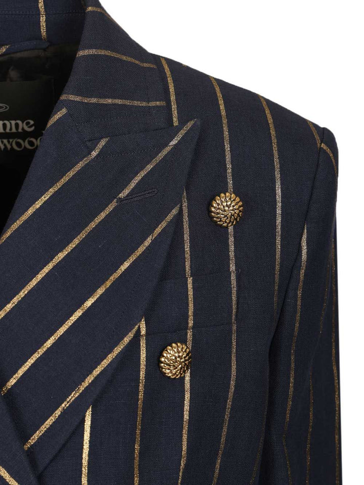 Vivienne Westwood Cut Off Blazer Giacche - Blu | a90d77272174b9816a4c86f5945b81f7e45ebfa0