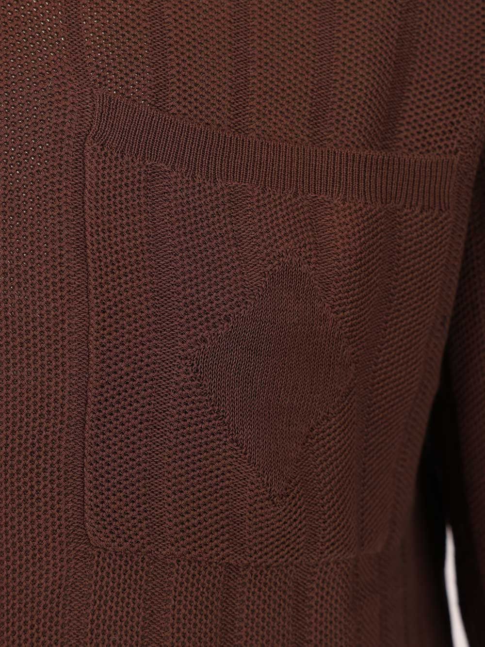 Ballantyne Cotton Knit Polo shirt - Marrone | 6e16e678bf3a6f4ad68172fd1443246084e5b3bc